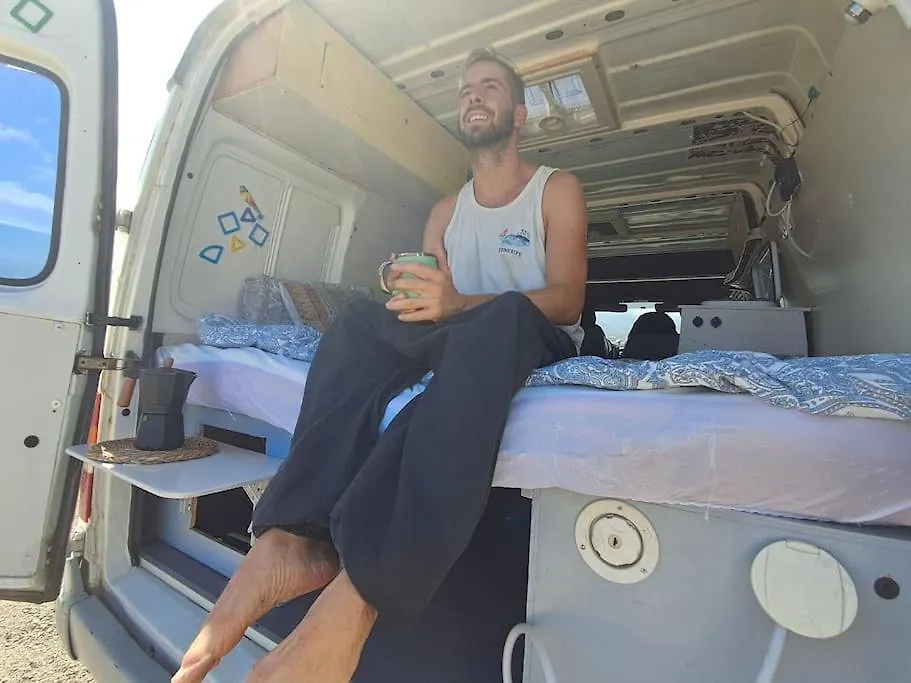 Slow-Life Campervan, Kueche, Dusche, Queen-Size Bett, Solar El Médano 0*,  Espanha